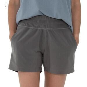 New Free Fly Women's Pull-On Breeze‎ Short Graphite Gray Size Small Vuori Style